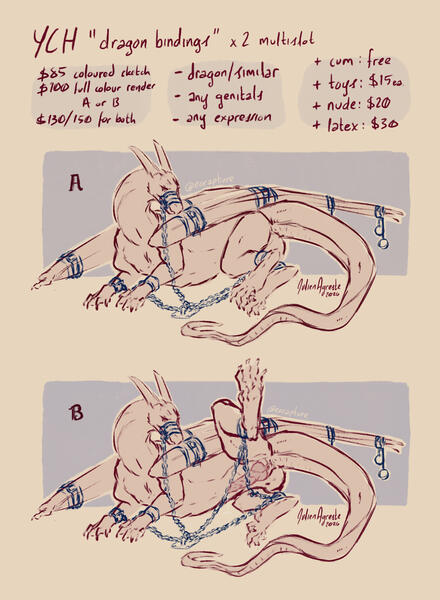 "Dragon bindings" 2/2 slots available